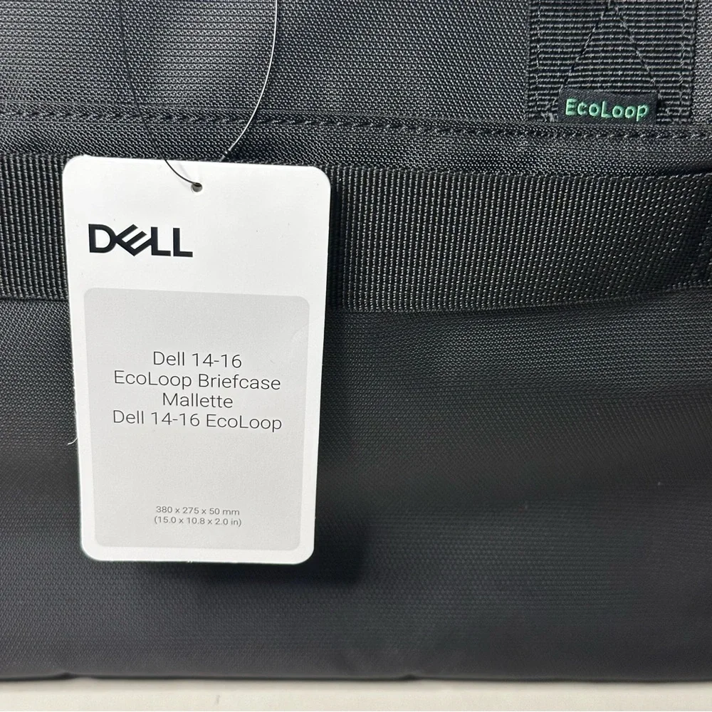 Dell EcoLoop Black Essential Briefcase 14-16 Laptop/Notebook Bag/Case CC3624 NEW
